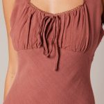 Brown Maxi Dress Sleeveless 6
