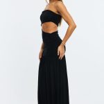 Black Maxi Dress Cut Out 3